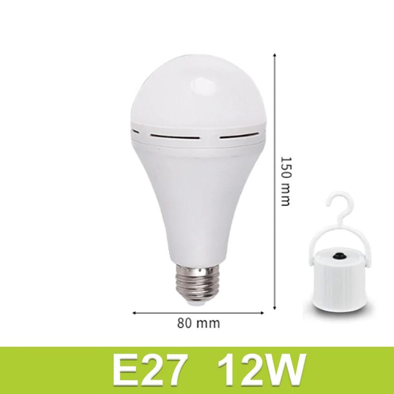 Notfall LED Lampe E27 Wiederaufladbare LED Beleuchtung Tragbares Hängendes Nachtlicht Outdoor Wasserdicht für Zuhause Camping Angeln Garten