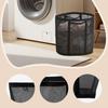 Mesh Laundry Basket Portable Multifunctional Space Saving Foldable Laundry Bag for Clothes Bed Sheets Toys Towels Apartment