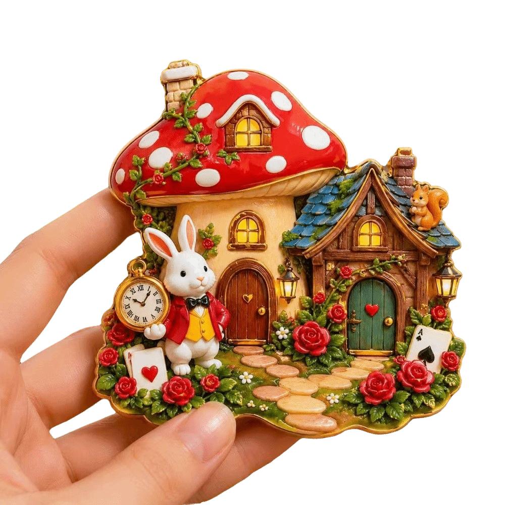 Resin 3D Embossed Refrigerator Sticker Cat Themed Home Decoration Magnets Refrigerator