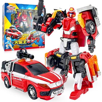 Two Mode Carbot Penta Storm X Transformation Robot To Car Action Figures Deformation Rescue Car Toy for Children Gift