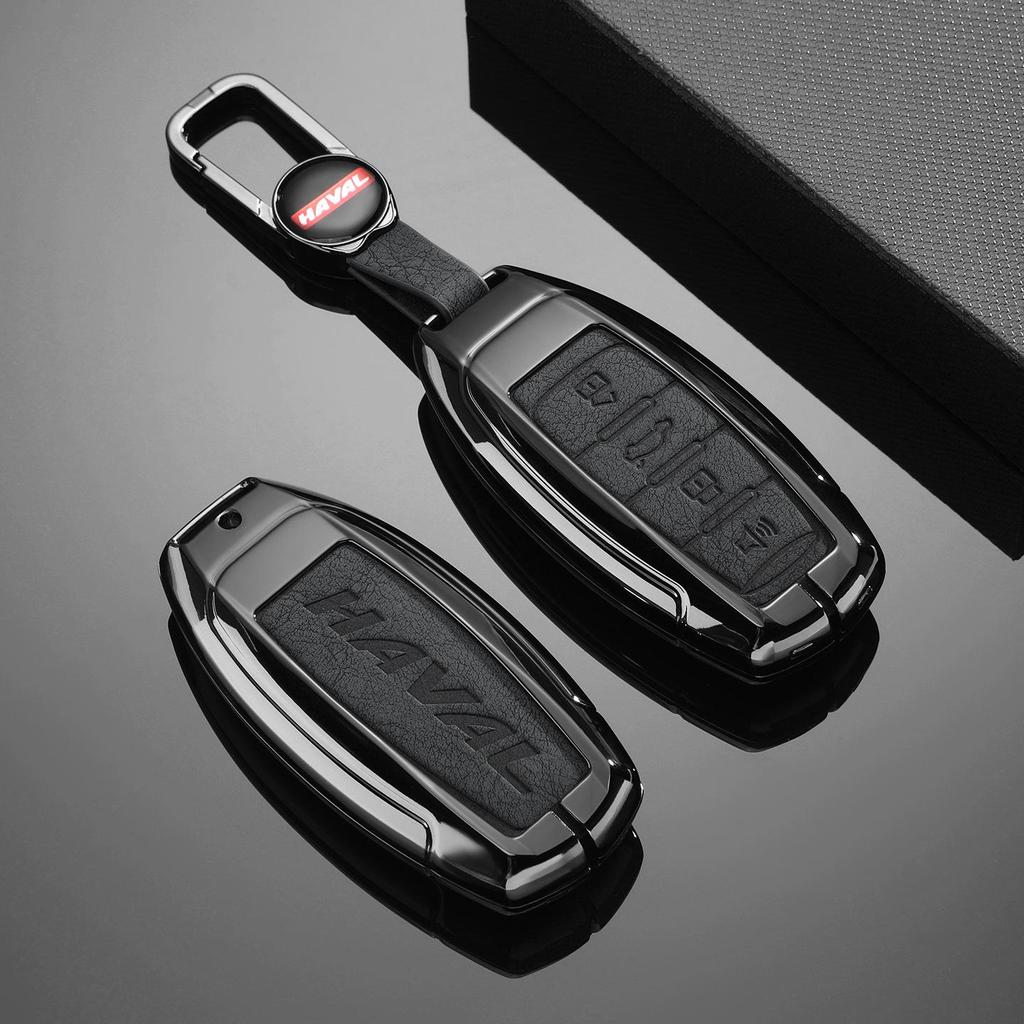 Great Wall Poer & Haval Key Cover: Fits H6, M6, H9, Ora, F7, H5, Big Dog - Metal Shell for 2nd & 3rd Gen Models