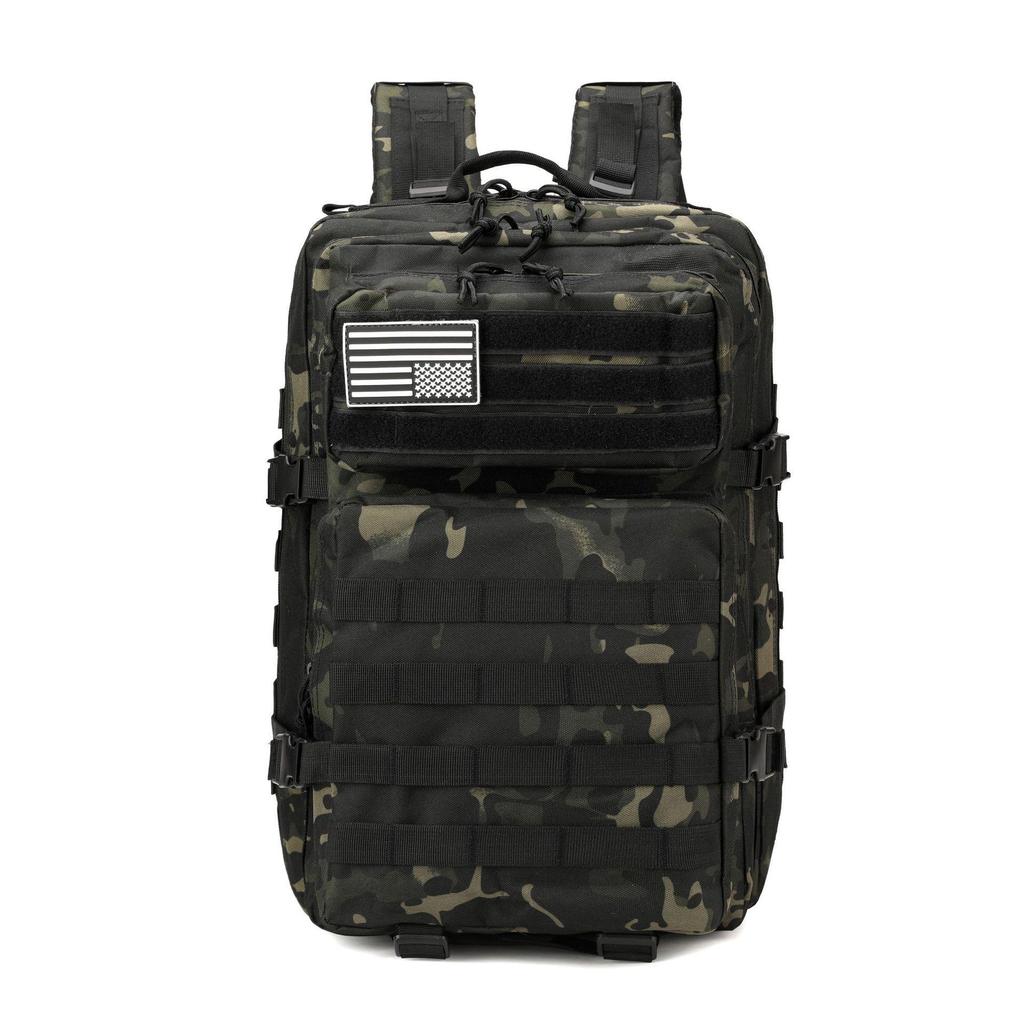 Large Tactical Camouflage Backpack for Military, Camping, and Hiking