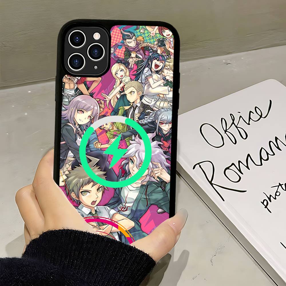 Anime Game D_DanganRonpaS Magnetic For Magsafe Phone Case For IPhone 17 Air 16 Pro Max 15 14 13 12 11 Protective Cover