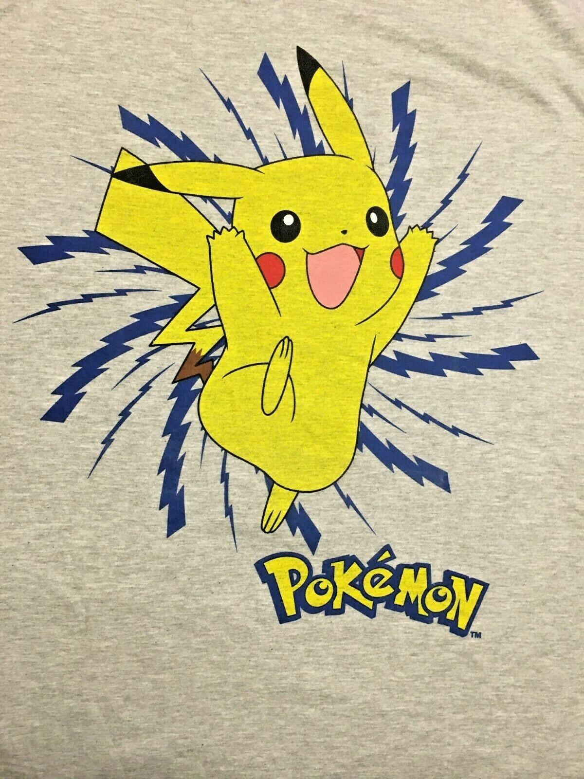 Pokemon Pikachu Men T-Shirt -NEW Available in 2x L
