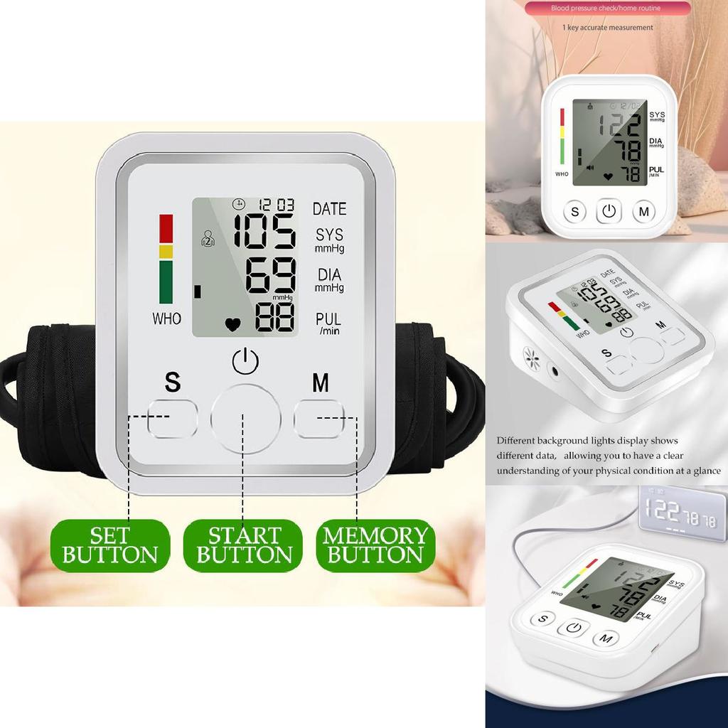 High Precision Medical Grade Electronic Blood Pressure Monitor Fully Automatic
