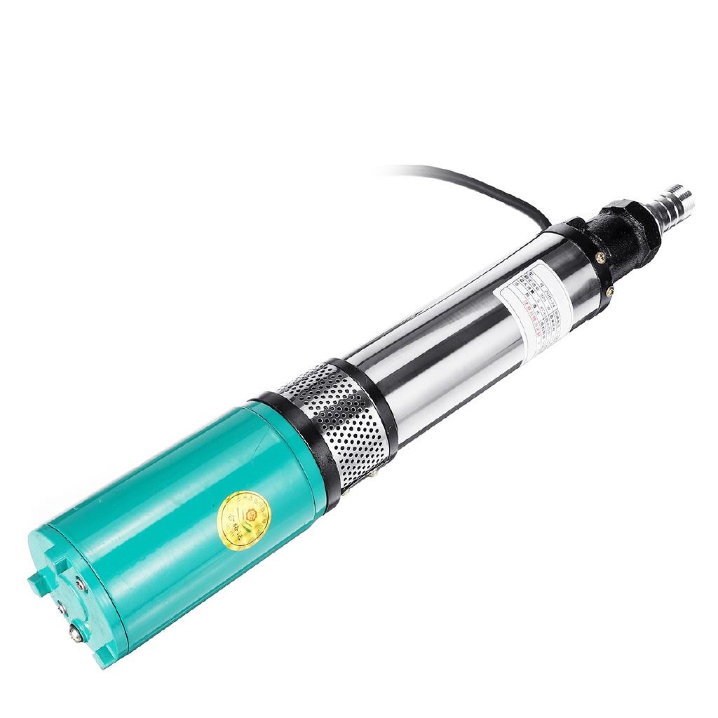 Bomba de Água Solar Submersível Profissional 320W Poço Profundo Irrigação Jardim Casa Agrícola 44x7cm