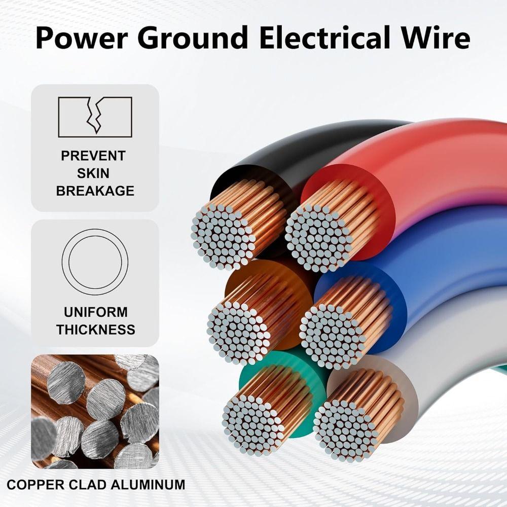 Tinned Copper AWG Electric Wire 6 Colors The Hook Up Assorted Wire Set  RC Planes