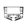 Carbon Fiber Interior Parts for Honda Accord 03-07: Steering Wheel, Window Lifters, Center Console, and Instrument Panel.