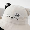 Kids Outdoor Panama Hat Cartoon Cute Sun Protection Lightweight Sun Visors Cap Summer Wide Brim Sunshade Outdoor Fisherman Hat