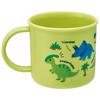 Skater Lunch Box Plastic Cup, 200ml, for Kids, Antibacterial, Dishwasher Safe, Made in Japan, Dinosaur Picture Book, NEW KE4AAG-A