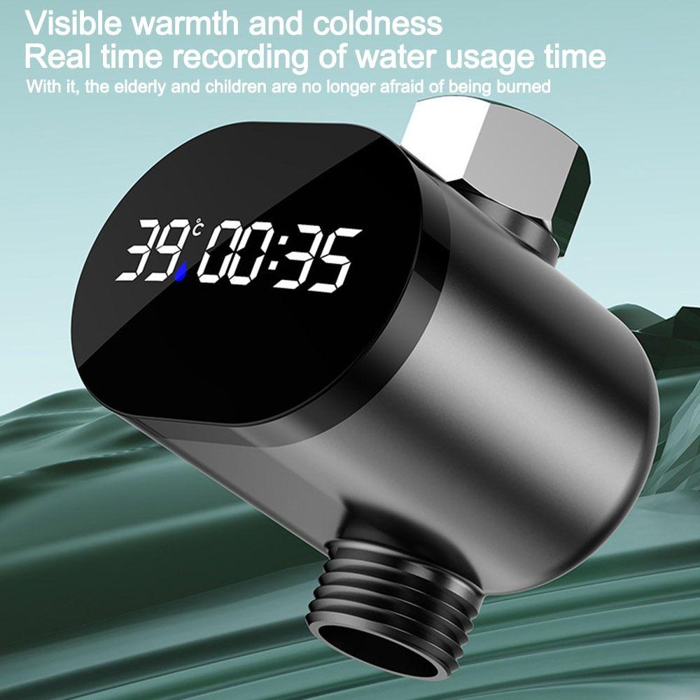 Accurate Faucet Water Temperature Gauge Waterproof Led Display 0~99 Shower Water Thermometers Digital Display Thermometer