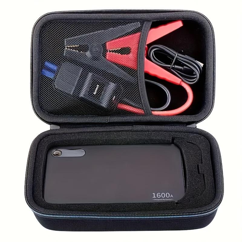 Boîte de Rangement EVA de Protection pour Kit de Démarrage d'Urgence de Voiture, Antichoc, avec Batterie Externe de Charge et Boîte de Protection d'Alimentation Mobile pour Voiture