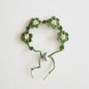 MERRYMOTIVE Green Flower Hand Crochet Bracelet