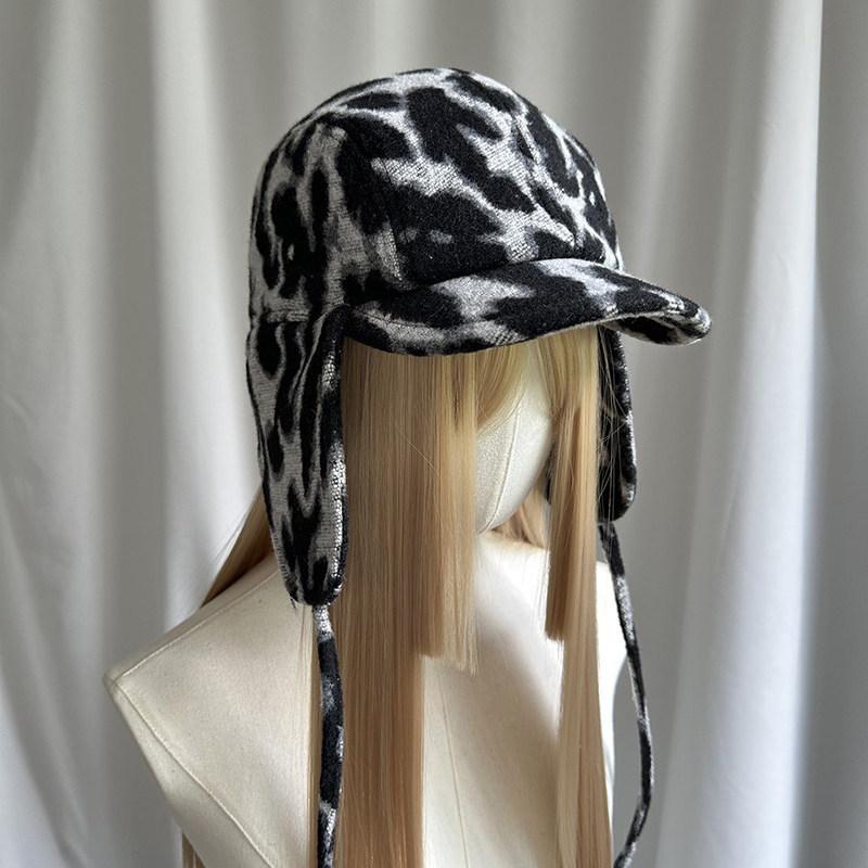 Women's New Winter Trapper Hat - Fashion Casual Plaid Earflap Cap Wide Brim Coldproof Outdoor Stylish Aviator Hat