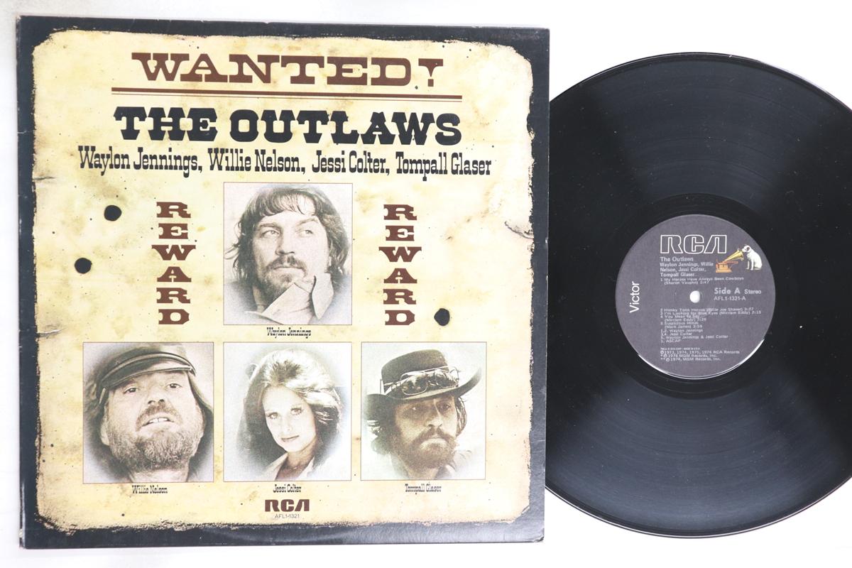 

LP Record WAYLON JENNINGS, WILLIE NELSON, JES - Wanted! The Outlaws AFL11321 RCA VICTOR US Country/Folk Used