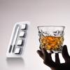 ZISIZ Whiskey and Beer Glass Set with Ice Cubes