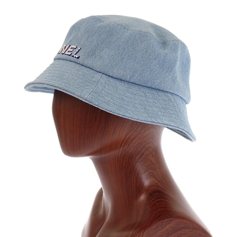Chanel AA8088 Hat Blue Denim Women