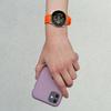 ERBORD Universal Silicone Strap 20mm, Tropic, Orange / Silver Buckle