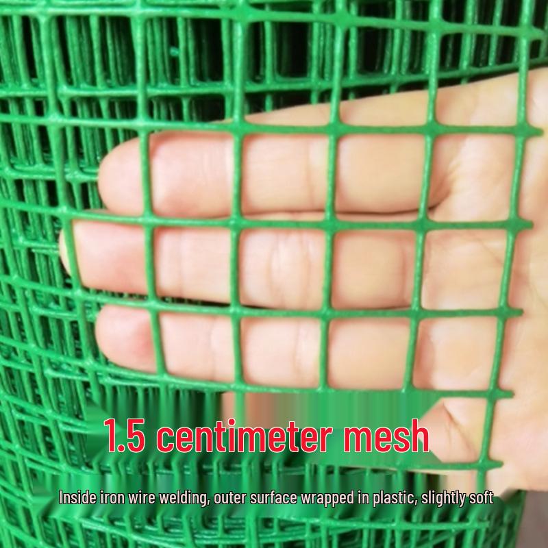 Rustproof Green Plastic-Coated Mesh Wire Fence for Chicken Enclosure