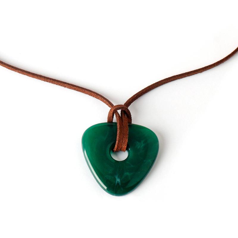 Coraline und die geheime Tür Schmuckset mit geometrischen Ohrringen und Jade-Anhänger für Damen