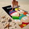 Custom Name Ultra-Soft Beach Towel with South Park Theme,Ideal for Pool - Camping, Diving - Perfect Travel Essential, Vibrant Beach Towel.