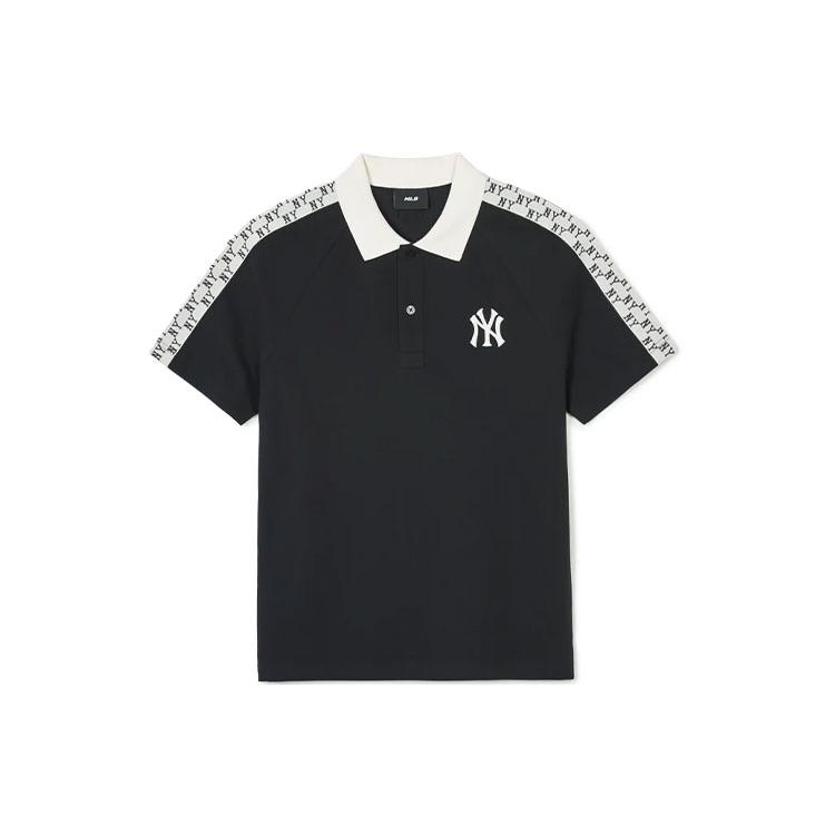 MLB Outdoor Cargo Polo Shirt Men s Black 3APQM0343-50BKS XXL