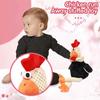 Cuddly Chicken Run Plush Toy Soft Cartoon Animals Pets Chewing Doll