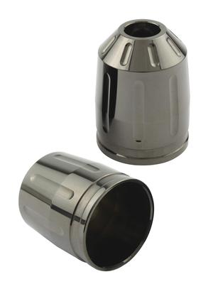 POSH 033879-66-10 Motorcycle Supplies, Ultra Heavy Bar End Type 2 Outer Cover Only, Set