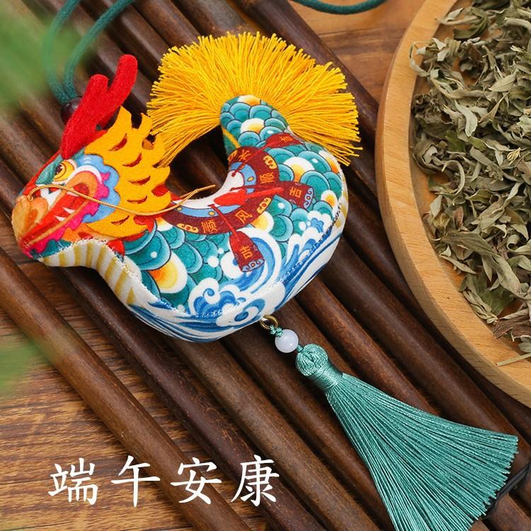 Dragon Boat Festival Sachet Sachet Dragon Boat Sachet Dragon Handmade Wormwood Mosquito Repellent Sachet Pendant Dragon Boat Festival Gift