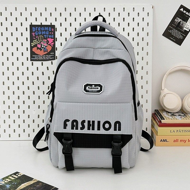 

French Mk DN ~ Schoolbag Girls High School Student Junior High School Student Primary School 2025 New Large Capacity Backpack Backpack Grey