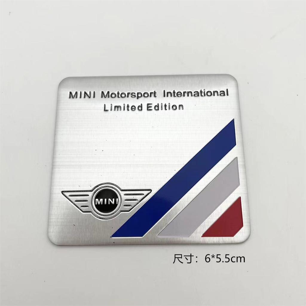 Adesivi Auto 3D in Alluminio Per Mini JCW S R53 R55 R56 R57 R60 F55 F56 Cooper Car Styling Carrozzeria Bagagliaio Finestrino Emblema Badge Decalcomania dymfu11