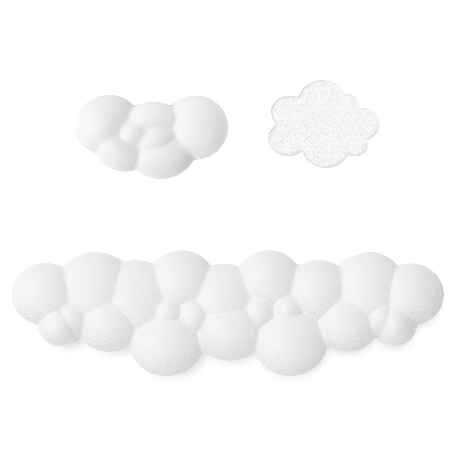 

x ATTACK SHARK Подставка для запястья Cloud Подставка для запястья для клавиатуры Подставка для рук Подставка для ладоней Набор Подушка Cloud Подушка для запястья Компьютерная подушка для запястья Снятие стресса с белый