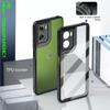 For Motorola Moto G06 Case For Motorola Moto G06 TPU Case Anti-Shockproof TPU Transparent Black Frame Case For Motorola Moto G06