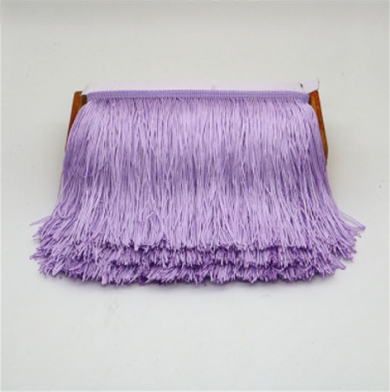 1 yards Long Fringe Lace Tassel Polyester Lace Trim Ribbon Latin dance skirt curtain fringes for sewing DIY Accessories tassle