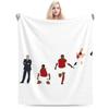Arsenal Invincibles Minimalistische Kunst Decken Weiche Warme Flanelldecke Überwurfdecke Bezug für Bett Wohnzimmer Picknick Reise Zuhause Couch