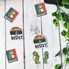 1/5/10/20/50/100Pcs Resist Frog Sticker Waterproof PVC Frog Meme Sticker Cell Phone Laptop Computer Helmet Water Bottle Decorative Animal Decal