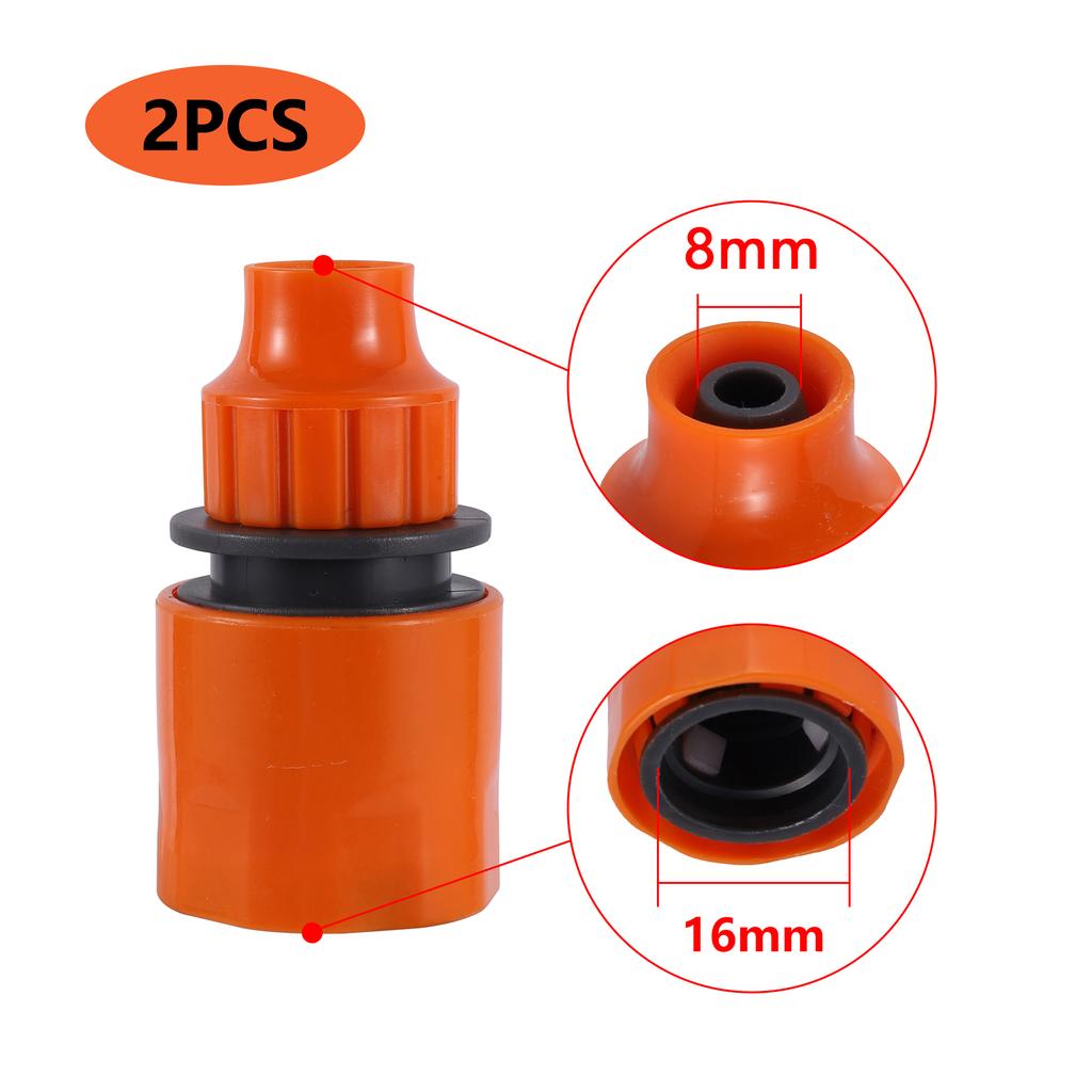 4/7mm8/11mm Garden Hose Connector 16mm Quick Connector Hose Adapter Garden Irrigation Hose Watering Accessories