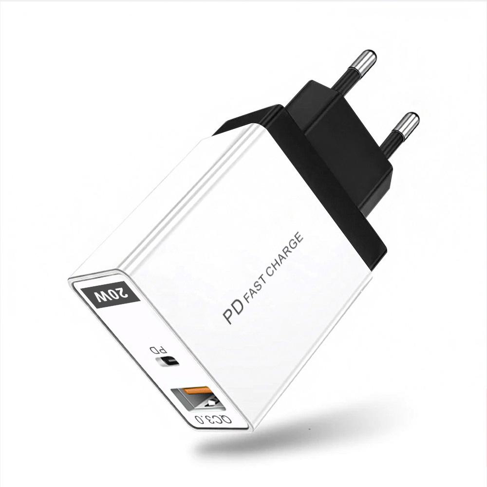PD33W QC3.0 GaN Multi-Port Fast Charger European Standard 9V 12V