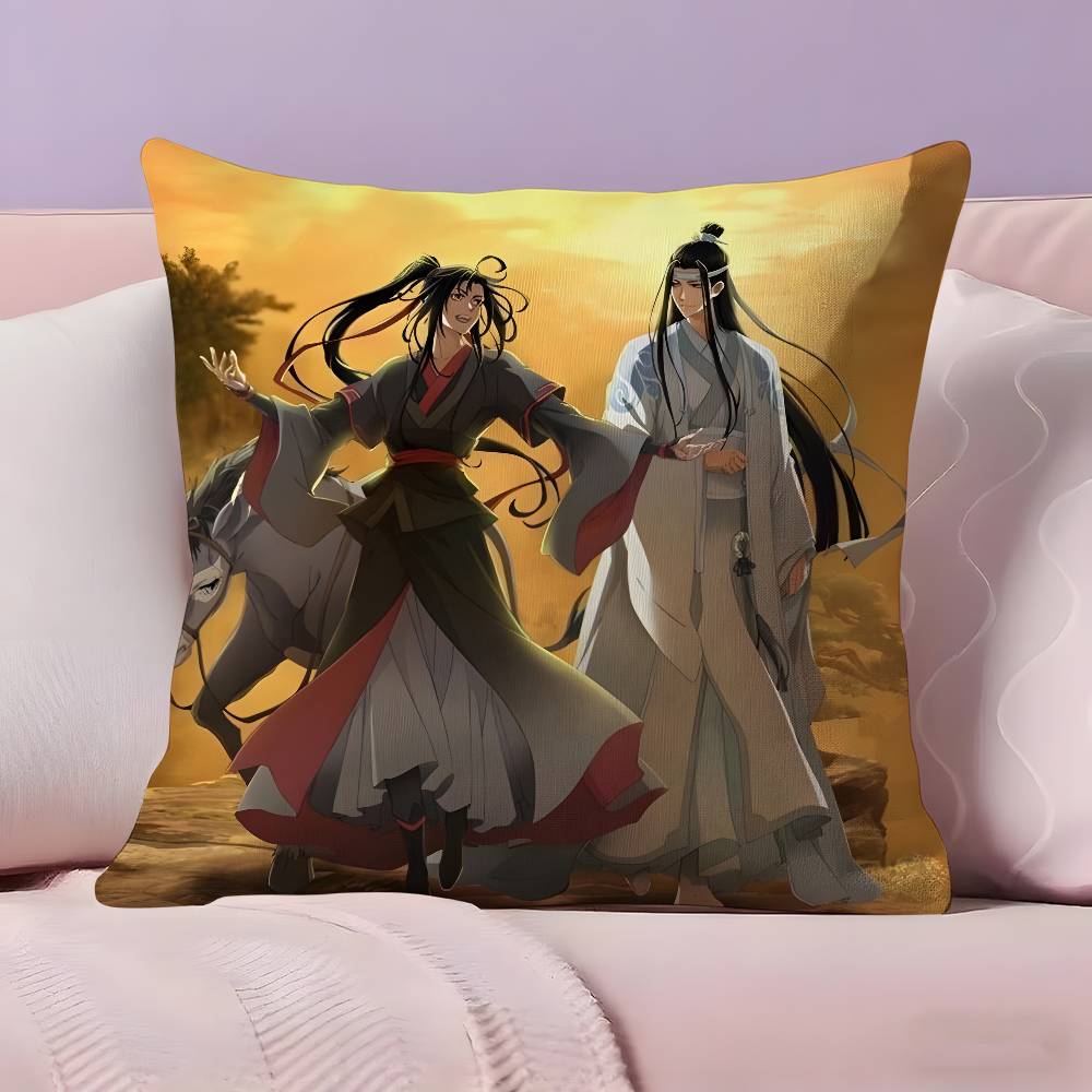 New Arrival Mo Dao Zu Shi Pillow Case Ultra Soft Skin Friendly Fabric Cloud Like Comfort & Concealed Zipper