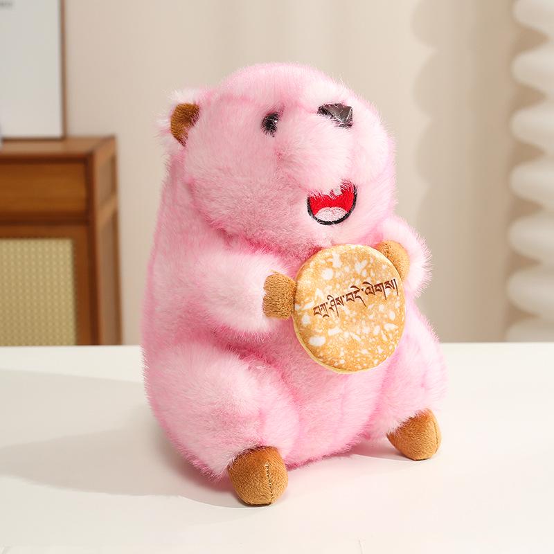 Cross-border Plush Marmot Ququwa Doll - Plateau Groundhog Toy, Children's Birthday Gift