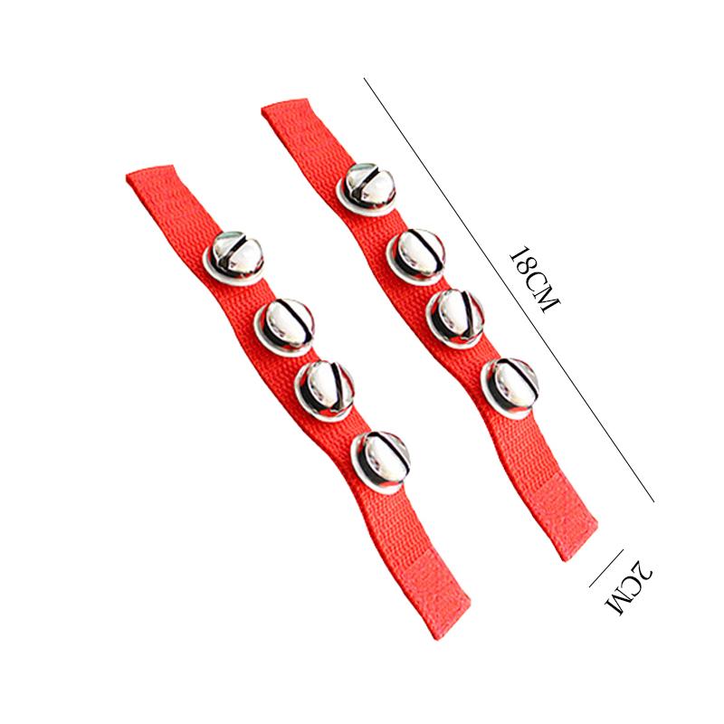 1 Pereche Clopoței de Încheietură Copii Clopoței Agită Zornăitori Jucărie Percuție Jucării Educaționale Purtabile Nu se Deformează Ușor Clopoțel Orff