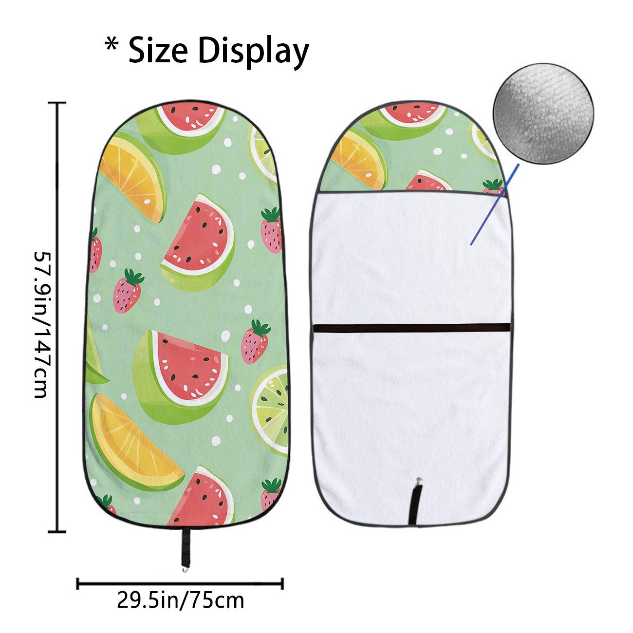 

Universal Car Seat Towel Cover: Front Seat Protector for Gym, Workout, All Seasons - Fits Most Vehicles 75x150