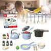 Colorful Kids Kitchen Toy Set With Realistic Cooking Features For Boys And Girls