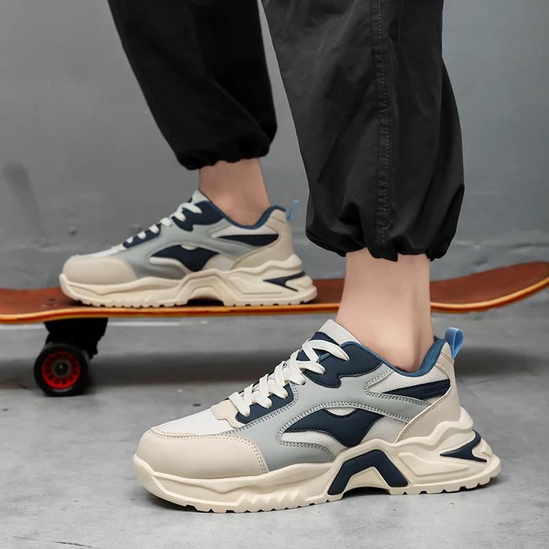 Módní nové pánské tenisky Velikost 44 Populární Sapatos Pánské boty Létající tkaní 2025 Pánské ležérní boty Pánské boty Platforma