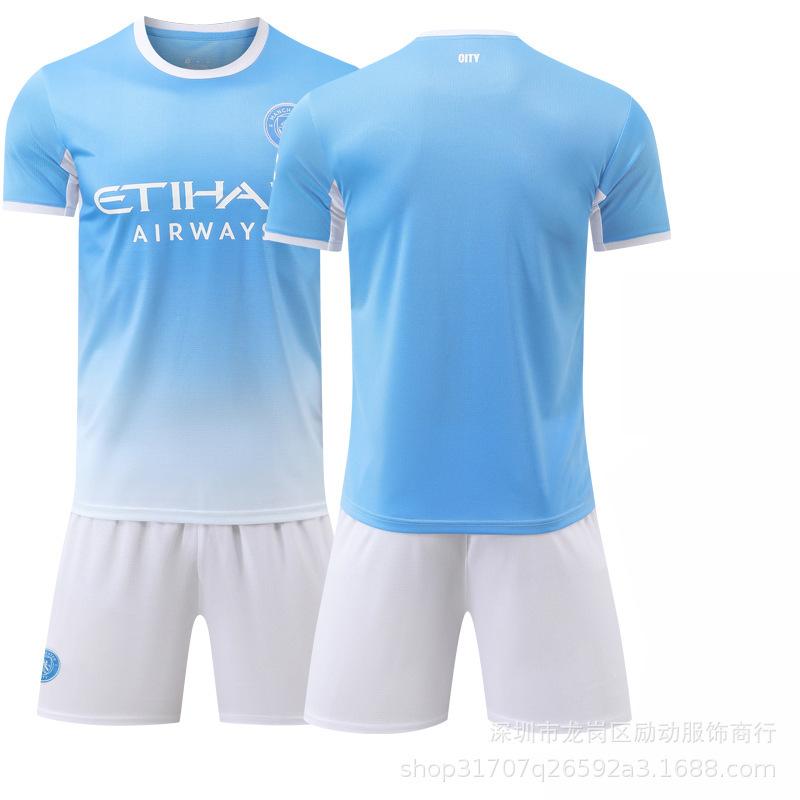 Football Training Suit 2026-27 New Manchester City Home Sports Suit 17 De Bruyne Club Football Suit #16