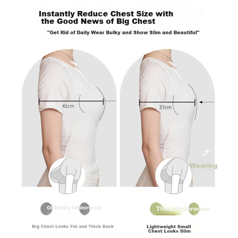 XUEXIMAN Seamless Bra for Women, Anti-Sagging, Cool Ice Silk Jelly Strip, Soft Support, Minimizes Large Breasts, Wireless Brassiere