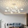 Lustr do obývacího pokoje Projekční lustr Hvězda Jednoduché moderní LED osvětlení Netflix Restaurant Ložnice