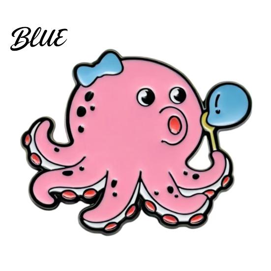 Funny Sea Life Brooch Animal Brooch Cute Marine Creature Creative
