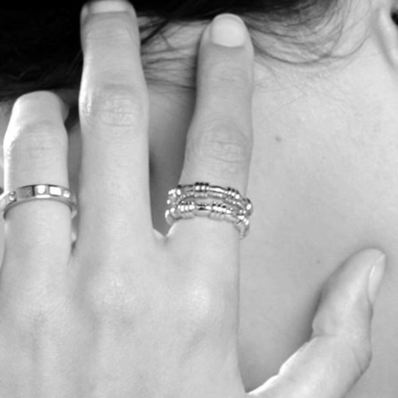 Sophy Rouge Lunatic Planet Gold Open Ring