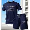 Italy Print T-shirt and Shorts Men's Tracksuit Urban Casual Fashion Short Sleeve Sportswear Spring Summer Male T-Shirts Co-ords